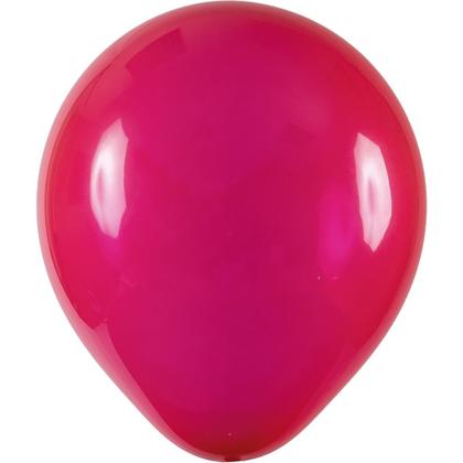 Imagem de Balão de Látex Vermelho Rubi - 16 Polegadas - 12 Unidades