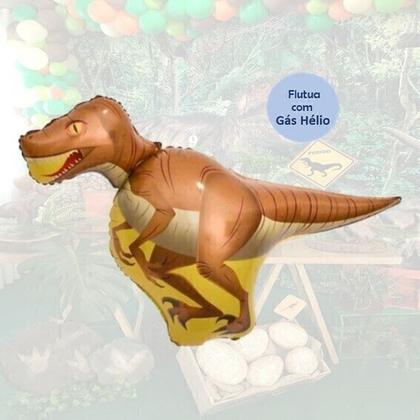 Imagem de Balão Dinossauro Velociraptors Festa Jurassica 105 x 82 cm Animare Valor Unitário