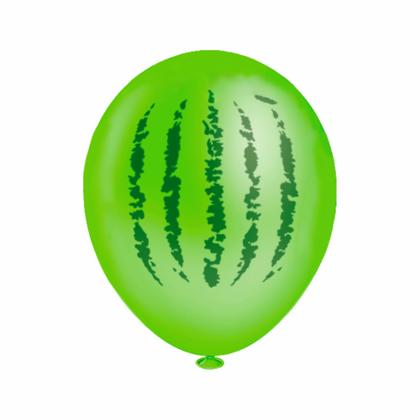 Imagem de Balão Festa Melancia 8 Polegadas Piffer  Festa da Magali, Quitandinha Piffer - Inspire sua Festa Loja