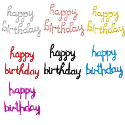 Imagem de Balão Happy Birthday Metalizado Festa Aniversario Decoração