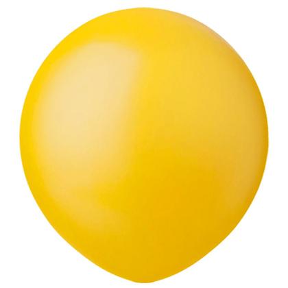 Imagem de Balão Látex Amarelo - 16 Polegadas - 10 Unidades