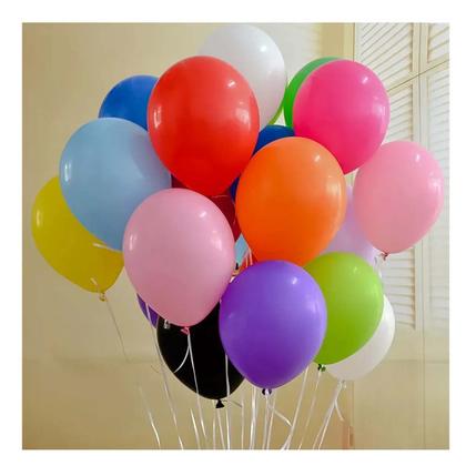 Imagem de Balão Látex Vermelho - 8 Polegadas - 50 Unidades