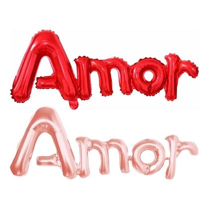 Imagem de Balão Metalizado Amor - 16 Polegadas