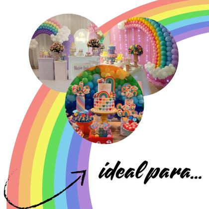 Imagem de Balão Metalizado Globo Torta Festa Decoraçao Aniversario