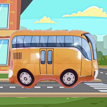 Imagem de Balão Metalizado Ônibus - 34 Polegadas