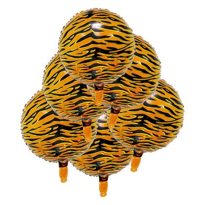 Imagem de Balão Metalizado Safari Tigre - 18 Polegadas