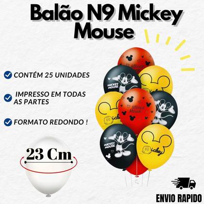 Imagem de Balao N9 Tema Sonic Decoraçao Evento Festa Bexiga