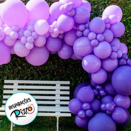 Imagem de Balão Profissional Premium Uniq 9''23cm - Roxo Purple - 25 unidades - Balões São Roque - Rizzo