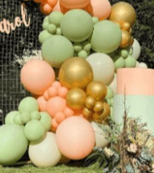 Imagem de BALÃO REDONDO ART-LATEX Nº 24 - VERDE SALVIA - Pacote com 3 unidades