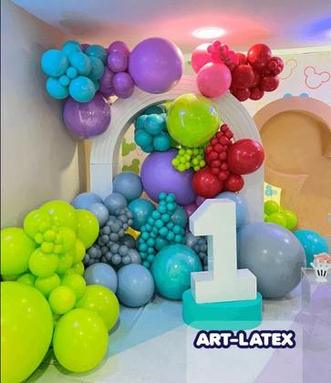 Imagem de BALÃO REDONDO LISO- ART-LATEX Nº 09-  LILÁS - Pacote com 50 unidades