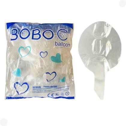 Imagem de Balão Transparente Bobo Balloon 26Cm Pacote Bl4001 - Yoss