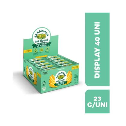 Imagem de Balas de Banana 40Un Sem Açúcar Bananinha Paraibuna