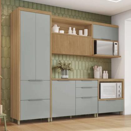 Balcão 1 Porta 3 Gavetas Nesher Marquesa 120cm 100 Mdf - Gabinete de