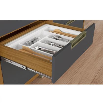 Imagem de Balcão 1 Porta 4 Gavetas 120cm MDF Imperatriz Nesher