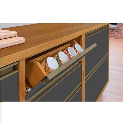 Imagem de Balcão 1 Porta 4 Gavetas Baronesa 120cm Mdf - Nesher 