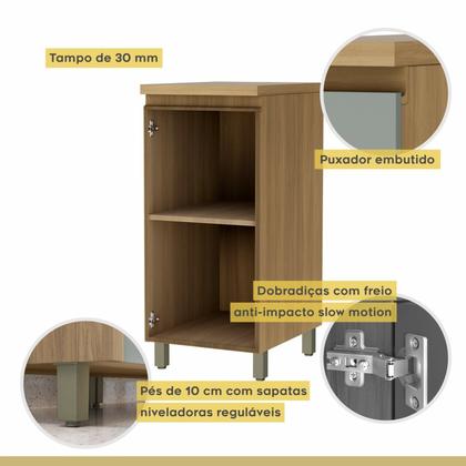 Imagem de Balcão 1 Porta Rainha 40Cm 100% Mdf