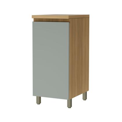 Imagem de Balcão 1 Porta Rainha 40cm 100% MDF Verde/Nature