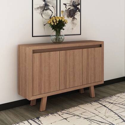 Imagem de Balcão 3 Portas para Escritório Home Office ME4120 MDP Amendoa G69 - Gran Belo