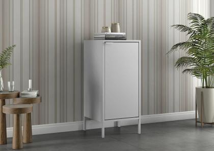 Imagem de Balcão Alto Multiúso Itatiaia Smart - 1 Porta - Branco Matte