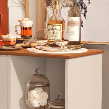 Imagem de Balcão / Aparador Buffet Retrô Royal 1 Porta Com Adega