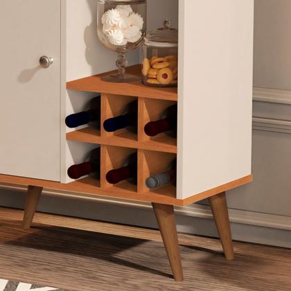 Imagem de Balcão / Aparador Buffet Retrô Royal 1 Porta Com Adega