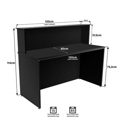 Imagem de Balcão Atendimento Recepção Consultório 1200x600 Netmobil