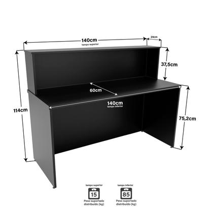 Imagem de Balcão Atendimento Recepção Consultório 1400x600 Netmobil