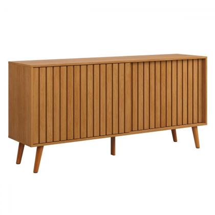 Imagem de Balcão Buffet Duna 2 Portas Ripado Nature - Tebarrot