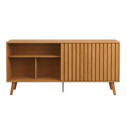 Imagem de Balcão Buffet Duna 2 Portas Ripado Nature - Tebarrot