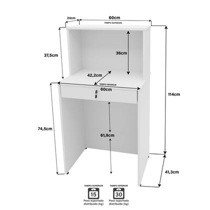 Imagem de Balcão Caixa Atendimento Comercial Recepção 600x420 NetMobil