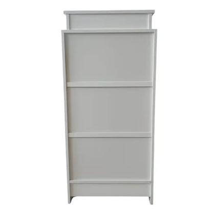 Imagem de Balcão Caixa Com Gaveta Lojas E Comércios 100% Mdf Branco Desmontado - Suprema Móveis