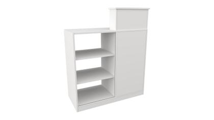 Imagem de Balcão Caixa Vitrine Esquerdo Mdp Loja Atendimento Recepção