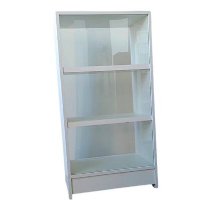 Imagem de Balcão Caixa + Vitrine Expositor Atendimento Lojas E Comércios 100% Mdf Branco - Suprema Móveis