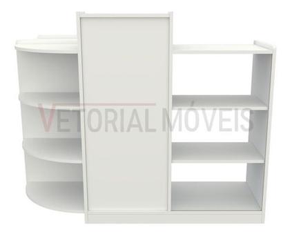 Imagem de Balcão Caixa Vitrine Modular M1 Mdp (expositor, Loja)