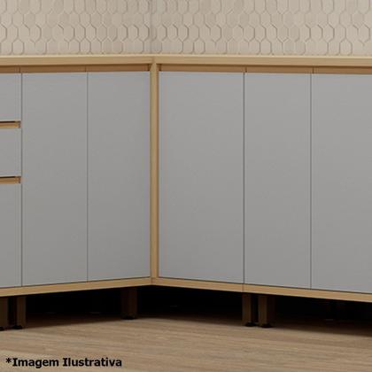 Imagem de Balcão Canto Reto para Cozinha 1 Porta MDP/MDF Aurora