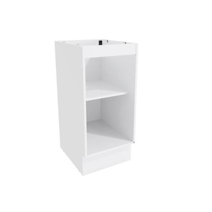 Imagem de Balcão Celeste Kappesberg 100% MDF 1 Porta Branco/Nogueira 40cm