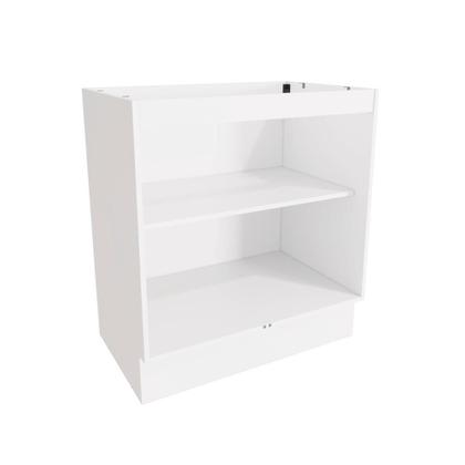 Imagem de Balcão Celeste Kappesberg 100% MDF 2 Portas Branco/Azul 80cm