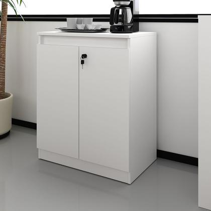 Imagem de Balcão com Chave para Escritório Home Office ME4149 Branco G69 - Gran Belo