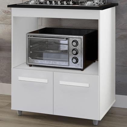 Imagem de Balcao Com Tampo Cooktop 5 Bocas 75cm 9445 Branco Mobbs