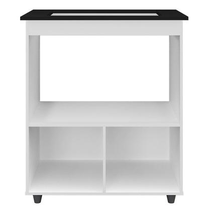 Imagem de Balcao Com Tampo Cooktop 5 Bocas 75cm 9445 Branco Mobbs