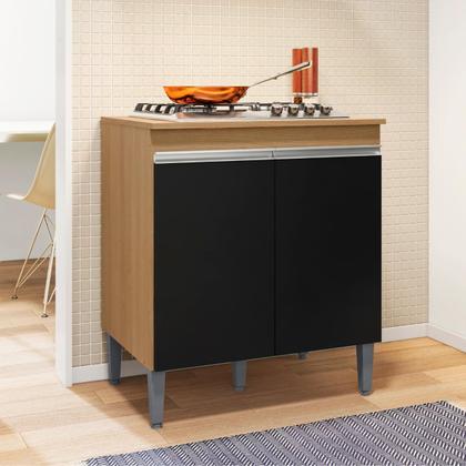 Imagem de Balcão Cooktop 2 Portas 5 Bocas Andreia Com Tampo AJL Móveis