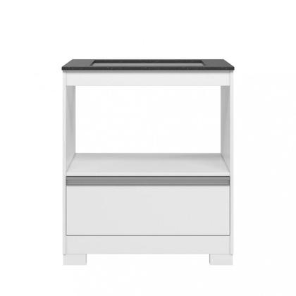 Imagem de Balcão Cooktop para fogão de até 4 Bocas 1 Gaveta NT 3110 Notável Móveis