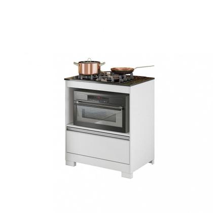 Imagem de Balcão Cooktop para fogão de até 4 Bocas 1 Gaveta NT 3110 Notável Móveis