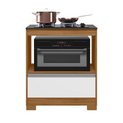 Imagem de Balcão Cooktop para fogão de até 4 Bocas 1 Gaveta NT 3110 Notável Móveis