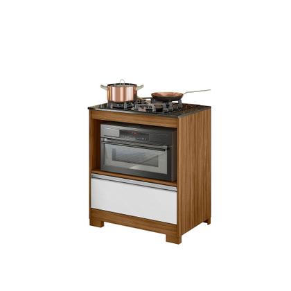 Imagem de Balcão Cooktop para fogão de até 4 Bocas 1 Gaveta NT 3110 Notável Móveis