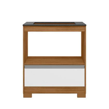 Imagem de Balcão Cooktop para fogão de até 4 Bocas 1 Gaveta NT 3110 Notável Móveis