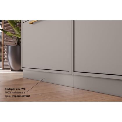 Imagem de Balcão Cozinha 1 Porta 1 Gaveta 80cm com Tampo 100% MDF Rodapé em PVC Essence Itatiaia