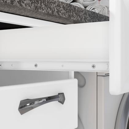 Imagem de Balcão Cozinha Armário Multiuso em Aço 160cm 4 Portas 2 Gavetas Sem Tampo New Premium