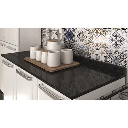 Imagem de Balcão Cozinha em Aço 3 Portas 2 Gavetas 105cm com Tampo Luce Itatiaia