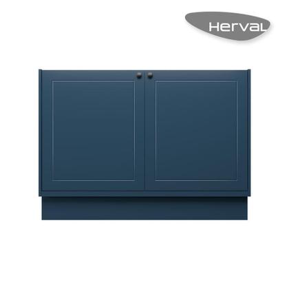 Imagem de Balcão Cozinha MDF Herval Viana, 2 Portas, Azul Orion, 120 cm